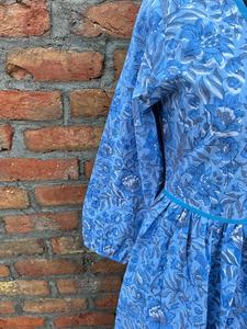 เดรสยาวพิมพ์ลายบล็อกมือแบบอินเดีย ผ้าฝ้าย ขายดีปี 2026 ชุดเดรสยาวผ้าฝ้ายอินเดียสำหรับผู้หญิง ราคาโรงงาน - Product Image 2