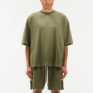 Camiseta Transpirable Lisa Teñida con Ácido, Precio Económico, Corte Holgado Regular, 100% Algodón, Camiseta con Lavado Ácido - Product Image 3