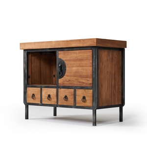 ตู้ครัวอเนกประสงค์ปรับแต่งได้ทันสมัยสำหรับเก็บอาหารผักสำหรับห้องนั่งเล่นบ้านฟาร์มโรงแรม - Product Image 2