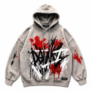 Colección de Sudaderas de Lujo Triveers, Sudadera con Estampado Gráfico Oversize, Sudadera Casual de Algodón y Felpa para Hombre - Product Image 5