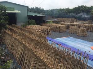 Canapé modulaire en bambou trois places, design européen moderne, 100% bambou du Vietnam, pour hôtel et villa, meubles de salon - Product Image 4