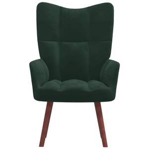 Dark Green Chaise Lounge <b>Chair</b> for <b>Relaxation</b> - Product Image 3