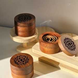 Wholesale Price wood Incense <b>Burner</b> Unique Wood Designer Incense Holder Indian Handcrafted Home Decor Wooden Incense Holder - Product Image 6