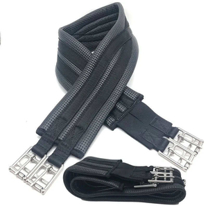 Sangle de dressage pour cheval en cuir PU et maille réglable, de qualité professionnelle, emballage personnalisé, tissu pour usage équestre en studio - Product Image 6