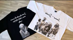 T-shirt uni pour homme, coupe oversize, en sergé 100% coton, séchage rapide, respirant, avec logo brodé personnalisé, pour le sport, la gym et les loisirs - Product Image 6