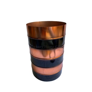 หม้อและเครื่องปลูกต้นไม้สีดำทองแดงโบราณและสีดำของนักออกแบบที่น่าชื่นชมแฟนซีที่ไม่เหมือนใคร - Product Image 1