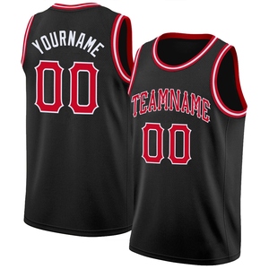 Wholesale Direct Industry <b>Top</b> Quality Custom Reversible Black White Double Side Sublimation Basketball Set Jersey - Product Image 4