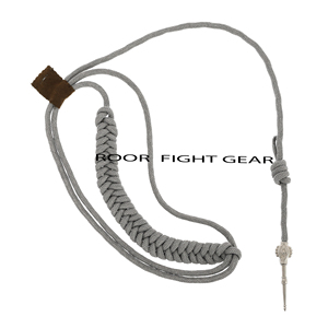 Épingle de sécurité Aiguillette 3D auto-agrippante de luxe personnalisée en fil d'argent poli de haute qualité pour uniformes de cérémonie Root - Product Image 3
