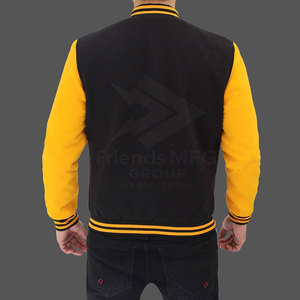 Chaqueta Clásica de Invierno para Hombre, Estilo Universitario, Ecológica, Cómoda, con Ribete a Rayas, Aspecto Vintage, Estilo Universitario Premium - Product Image 2