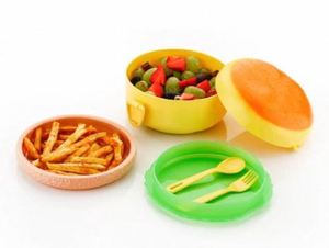 Premium Burger Fun Lunch <b>Box</b> for Kids School Lunch <b>Storage</b> From India Exporter At Bulk Price - Product Image 4