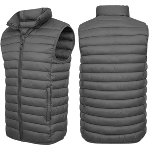 Gilet matelassé personnalisé avec logo, gilets équestres, vêtements d'hiver décontractés, veste rembourrée, manteau, gilets matelassés pour hommes - Product Image 1