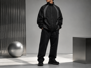 Wholesale Customizable Hooded <b>Racer</b> Starter Windbreaker <b>Jacket</b> Windproof Quarter-Zip Loose fit custom front back logo Autumn fit - Product Image 6