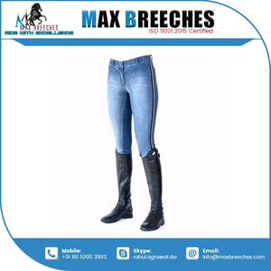 Culottes d'équitation softshell personnalisées de qualité supérieure pour femmes, effet denim |   Pantalons d'équitation élégants pour l'exportation équestre mondiale - Product Image 1