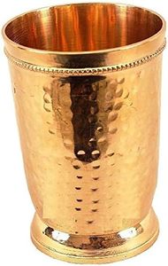 Hammered Brass Mint Julep Cup Classic Vintage Style Cocktail Mug Handcrafted Solid Brass <b>Drinkware</b> for Bar Home Decor - Product Image 2