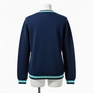 Sweat-shirt brodé personnalisé avec patch chenille lettres grecques, style universitaire, pour fraternités et sororités, vente en gros - Product Image 2