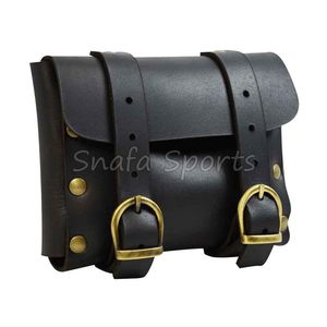 Sac banane vintage multifonctionnel en cuir de vachette véritable pour homme, avec fermeture éclair, pour le travail en extérieur, étanche, en PU, sacoche de téléphone suspendue, transfrontalier - Product Image 2