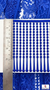 Fabricante de Tela de Encaje con Flecos Personalizados, Proveedor de Encaje de Pestañas, Material para Vestidos de Novia, Textil de Moda Africana - Product Image 3