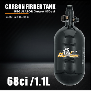 Tanque <span class=keywords><strong>de</strong></span> <span class=keywords><strong>Aire</strong></span> <span class=keywords><strong>de</strong></span> Alta Presión Profesional <span class=keywords><strong>de</strong></span> 68ci con Regulador, Construcción <span class=keywords><strong>de</strong></span> Fibra <span class=keywords><strong>de</strong></span> Carbono para Marcadores <span class=keywords><strong>de</strong></span> Paintball y Potencia <span class=keywords><strong>de</strong></span> Disparo Consistente - Product Image 1