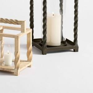 Juego de Portavelas de Metal Fundido Moderno, Candelabro de Cristal, Portavelas de Pilar, Centro de Mesa de Lujo para Bodas y Eventos al Aire Libre - Product Image 3