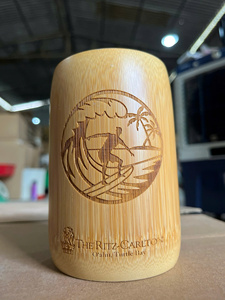 Vaso de Café Biodegradable de Fibra de Bambú, Libre de BPA, Reutilizable, 400 ml, para Fiestas, Venta al por Mayor, con Tapa Personalizada - Product Image 6