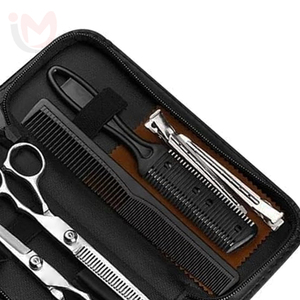 Ciseaux de coiffure professionnels durables en acier inoxydable, kit d'outils de salon avec logo personnalisé - Product Image 2