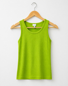 Débardeur tricoté uni personnalisé pour femme, dos nu, été, plage, polyester premium, gym, fitness - Product Image 1