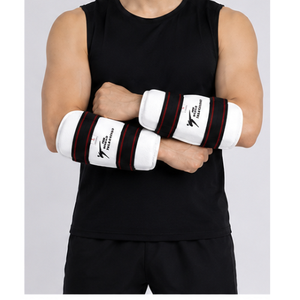 Protège-tibias en néoprène pour le taekwondo mondial avec sangle réglable pour adultes, toutes saisons, protection pour les arts martiaux - Product Image 2