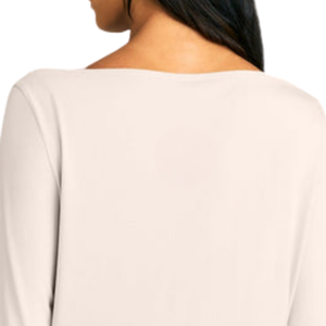 Camiseta de Manga Larga con Cuello Redondo para Mujer, Corte Holgado, Informal, a la Moda, Cómoda para Uso Diario, Ropa Femenina, Personalizable OEM ODM - Product Image 4