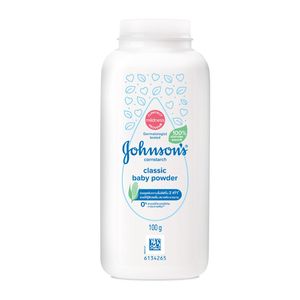 Poudre pour bébé à base d'amidon de maïs sans talc, marque de soins pour bébés réputée, pour peaux sensibles, 100g - Product Image 1