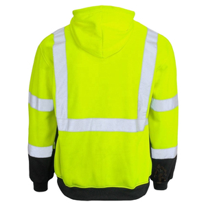 Nouvel Arrivage – Sweat à Capuche Imperméable de Sécurité Streetwear avec Lettres pour Hommes et Femmes – Vêtement de Travail Haute Visibilité – Meilleures Ventes - Product Image 5