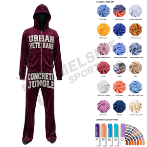 Ensemble de survêtement zippé personnalisé pour homme – Tenue de sport tendance et durable pour le jogging et l'entraînement - Product Image 3