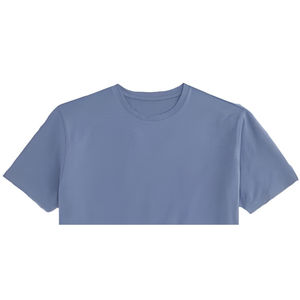 T-shirt de sport surdimensionné à col rond, léger, séchage rapide, pour fitness et gym, vente en gros, t-shirt vierge personnalisable uni - Product Image 3