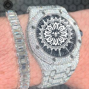 Charm_Jewells Luxury Men Stainless Steel Square <b>Watch</b> 42mm Analog Quartz Sapphire Crystal <b>Diamond</b> Band Fashion - Product Image 2