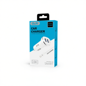 Chargeur de voiture S&N 3.0A double USB intelligent pour Lightnic - Product Image 2