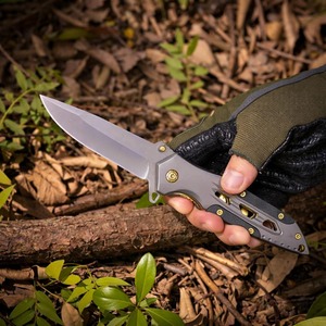 Navaja Plegable OEM con Hoja de Punta Caída, Mango de Aluminio, Cuchillo Utilitario EDC para Camping y Actividades al Aire Libre con Clip de Bolsillo - Product Image 6