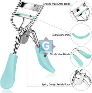 Recourbe-cils en acier inoxydable haute capacité pour soins personnels, durable et précis, idéal pour les extensions de cils - Product Image 2