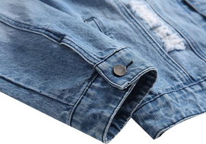 Chaquetas de Hombre Elegantes y Modernas, Chaquetas de Mezclilla Resistentes para Hombre, Chaqueta Moderna para Hombre con Corte Clásico y Tela Cómoda - Product Image 6