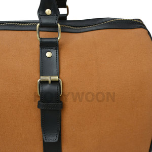 Bolsa de Lona de Cuero de Diseño Nuevo a Precio de Mayoreo para Viajes y Gimnasio, con MOQ Bajo, Bolsa de Lona de Cuero Grande Personalizada de la Mejor Calidad - Product Image 4