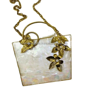 Elegante bolso de mano de nácar para ropa de noche, bolso de mano de nácar de lujo para eventos nupciales y formales, regalo para mujer - Product Image 1