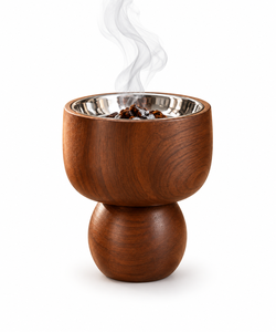 Luxury Wooden <b>Bakhoor</b> Incense Burner Stainless Steel Inner Bowl Eco-Friendly Indian Incense Arabic <b>Oud</b> Aromatic Home Hotel - Product Image 1