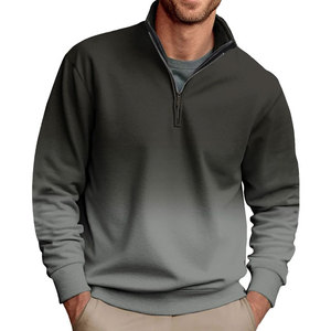 Sudadera con capucha y cremallera de felpa francesa al por mayor, de algodón, unisex, manga larga, 200 gramos, corte oversize, para otoño - Product Image 4