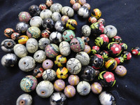 Perles plaquées or brillantes sur mesure pour la fabrication de bijoux, bracelets à breloques de qualité supérieure, cadeau de mariage, artisanat pour femmes