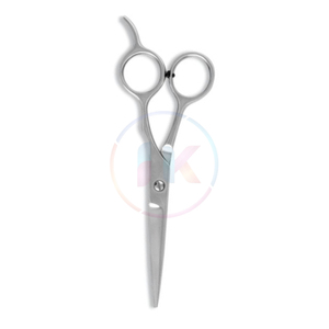 Silver Color Customer High Demanding Hair Cutting & Dressing Tools Lest <b>Handed</b> Barber <b>Scissor</b> With Adjustable Tension Screw - Product Image 4