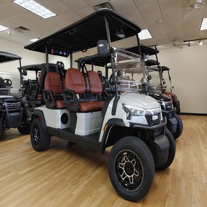 Carrito de golf eléctrico de lujo para adultos con un diseño espacioso para 3 a 4 pasajeros y un potente motor de CA de 5KW para un viaje suave. - Product Image 4