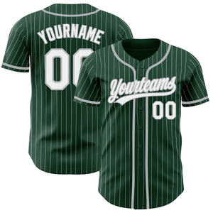 Venta al Por Mayor del Jersey de Béisbol Auténtico OMMIZ INDUSTRY Personalizado Blanco con Rayas Reales y Naranja - Product Image 5