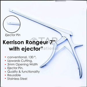 เครื่องมือผ่าตัดกระดูกสันหลังเกรดศัลยกรรม คีมเจาะกระดูก Kerrison คีมตัดกระดูกสันหลังคุณภาพสูง สำหรับการผ่าตัดกระดูกสันหลังระดับมืออาชีพ - Product Image 3