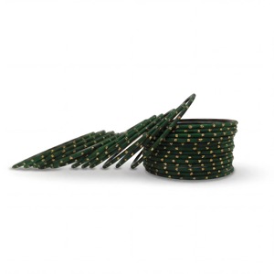 Ensemble de bracelets en zinc vert pour femmes, bracelets empilables en cristal et strass, bijoux de style classique - Product Image 3