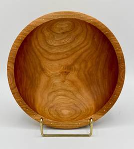 Juego de Platos y Tazones Grandes de Madera de Acacia Natural con Logotipo Personalizado, Tazón de Acacia con Combinación de Metal de Universal - Product Image 1