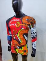 Rashguards personnalisés pour hommes / Rashguards sublimés pour MMA/BJJ/NO GI / Rashguards à manches longues