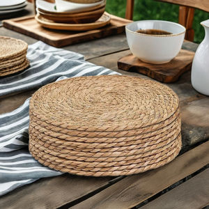 Eco Friendly Classic Handmade <b>Wood</b> 5mm Thick <b>Table</b> <b>Mats</b> for Plates Bowls Cups - Product Image 1